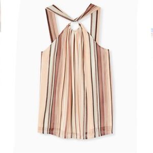 TORRID Mesh Halter O-ring tank
